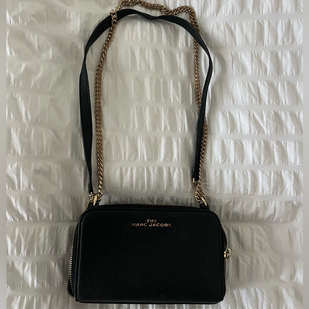 Women's Lux Double Zip Cross Body Bag - Black Multi
